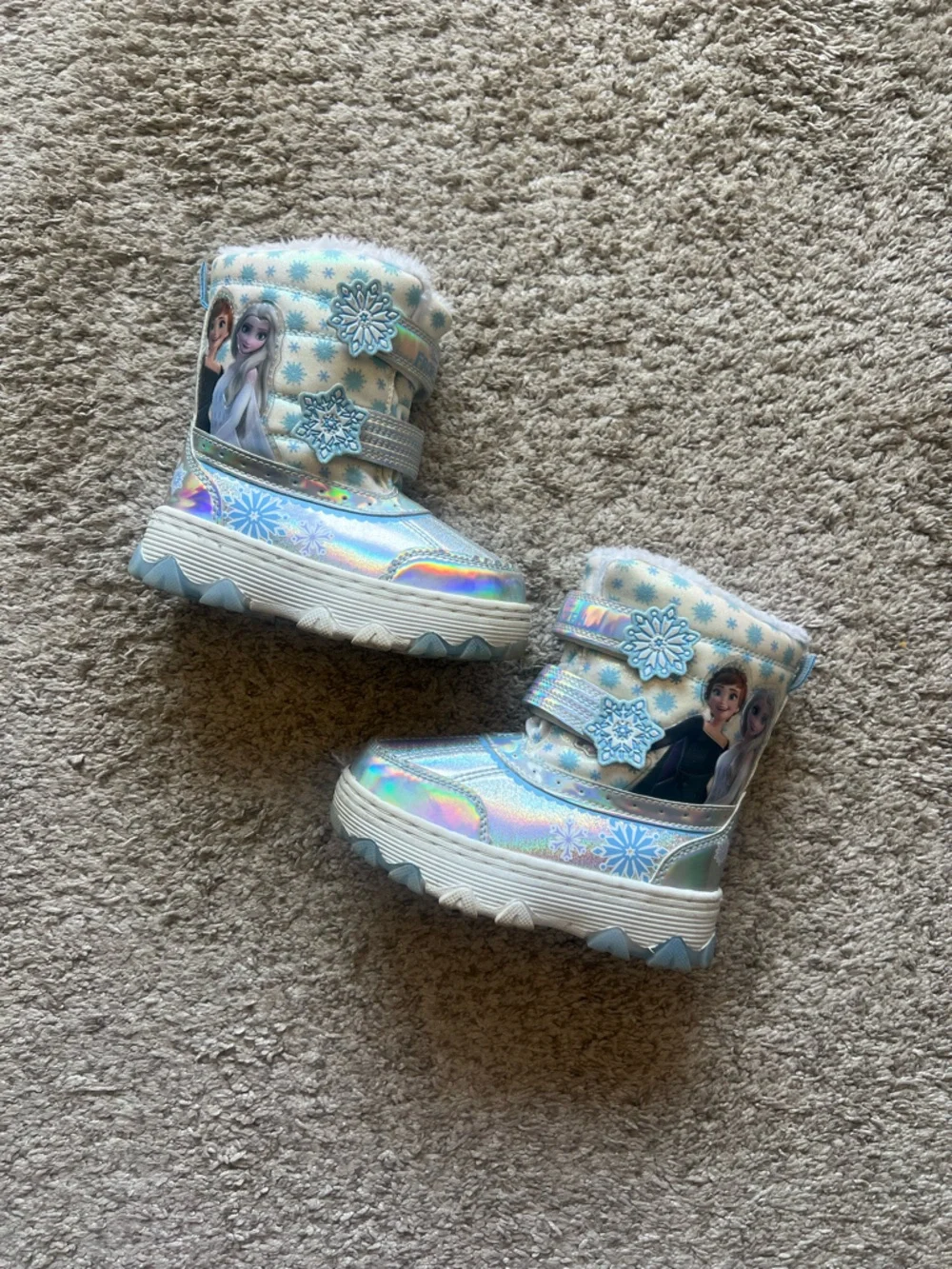 Frozen Toddler Girl Snow Boots Size 9